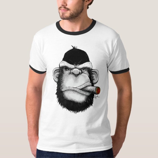 Cigar Monkey T-Shirt (Front)