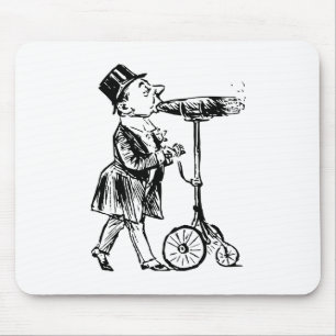 Cigar on wheels cigar on wheels mouse pad