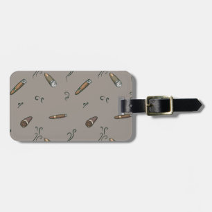 Cigar Pattern Luggage Tag