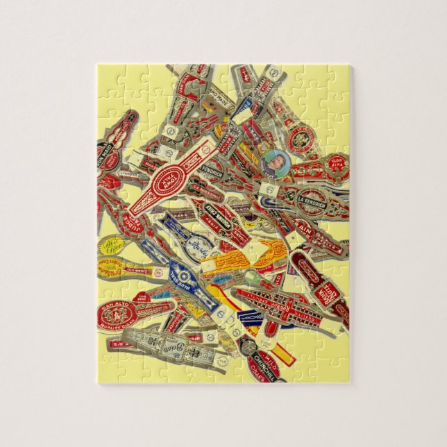 Cigar Ring Wrappers Jigsaw Puzzle (Vertical)