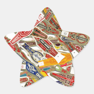 Cigar Ring Wrappers Star Sticker