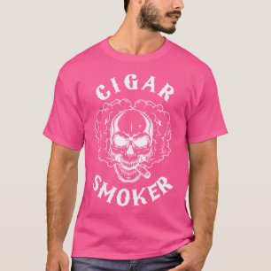 Cigar Smoker Skeleton Skull Cigars Tobacco Cuba Ni T-Shirt