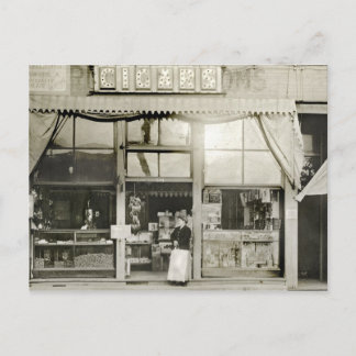 Cigar Store, Circa 1900 Postcard