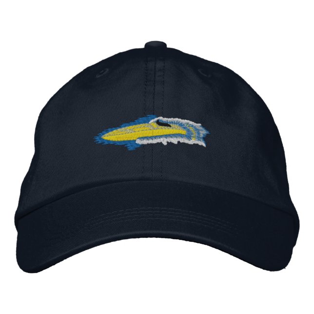 Cigarette Boat Embroidered Hat (Front)