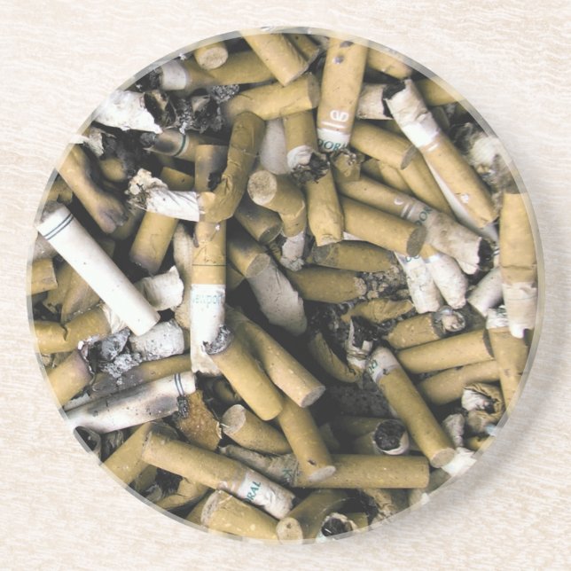 Cigarette Butts Coaster (Front)