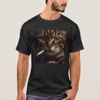 Cigarette Cat Meme Smoking Kitty Gen Z Aesthetic P