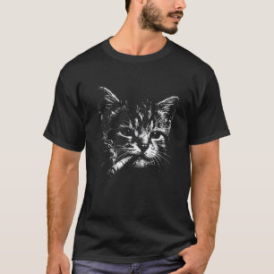 Cigarette Kitten Funny Graphic Grunge Y2K Smoking T-Shirt