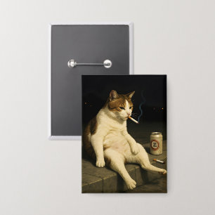 Cigarette Kitten Funny Smoking Cat Gen Z Meme