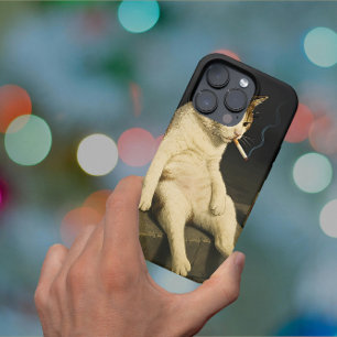 Cigarette Kitten Funny Smoking Cat Gen Z Meme iPhone 16 Pro Case