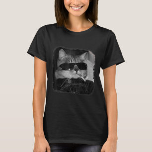 Cigarette Kitten Gang Cat Smoking Cigarette Funny  T-Shirt