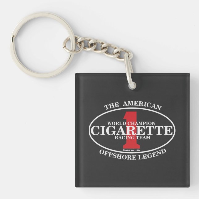 Cigarette Racing Team The American Offshore Legen Key Ring (Front)