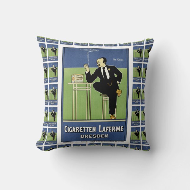 Cigaretten Laferme Cushion (Front)