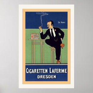 Cigaretten Laferme Dresden ~ Vintage German Poster
