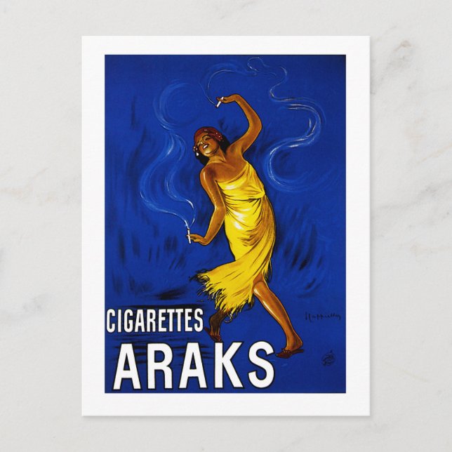Cigarettes Araks Postcard (Front)