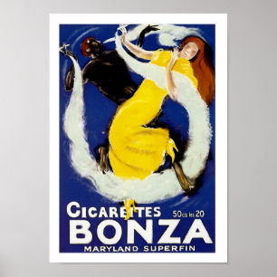 Cigarettes Bonza Poster