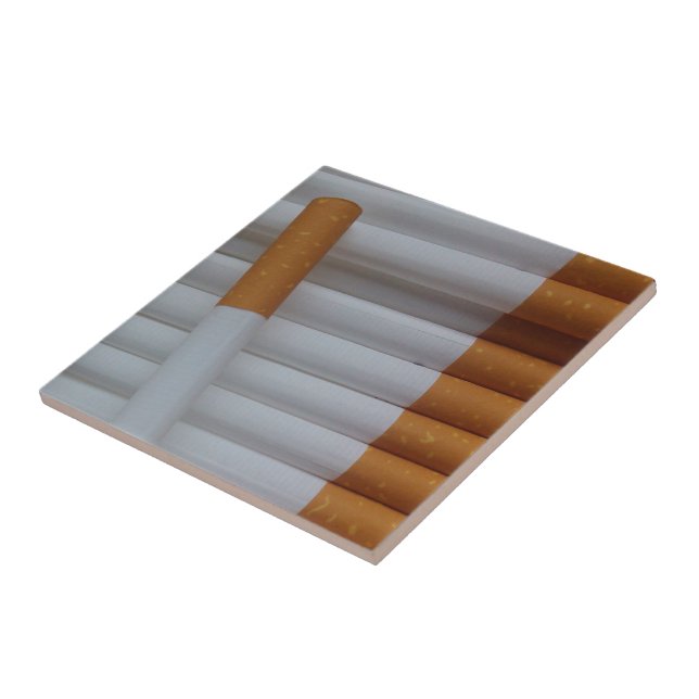 Cigarettes Funny Smokers Background Tile (Side)
