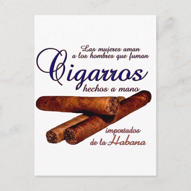 Cigarros - Cirars Postcard (Front)