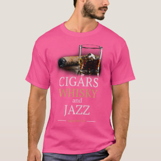 Cigars And Jazz Appreciate Life Cigar Smokers T-Shirt