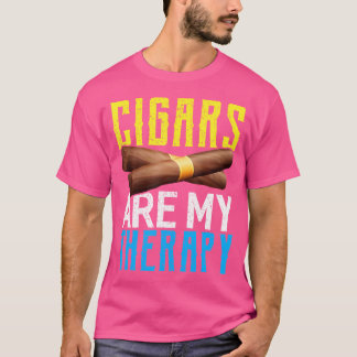 Cigars Are My Therapy Funny Cigar T-Shirt