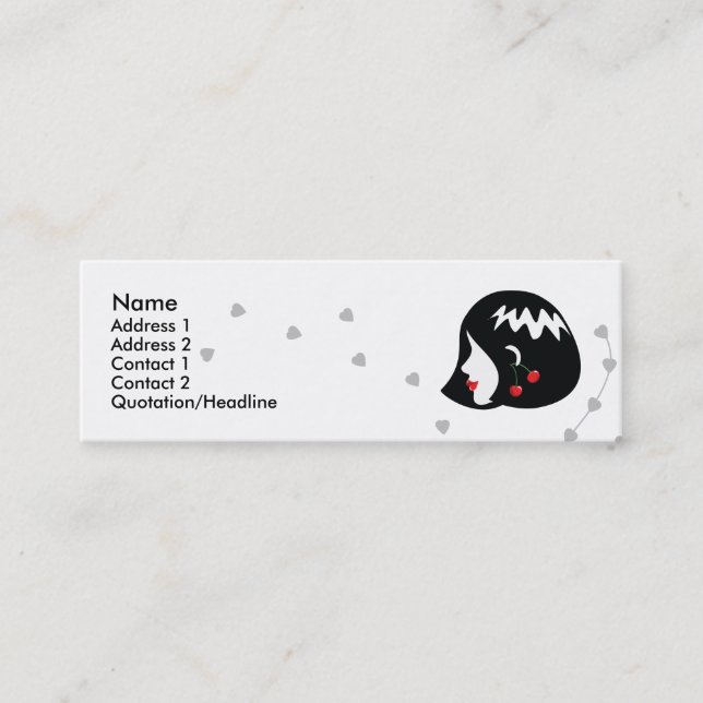 ciliegie mini business card (Front)