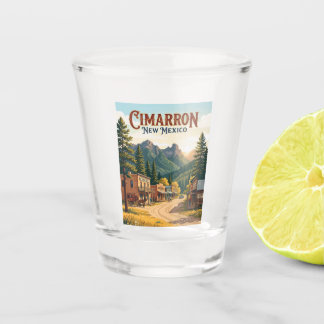 Cimarron, New Mexico Shot Glass