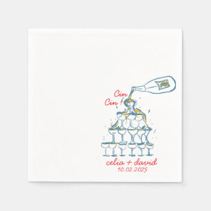 Cin Cin Italian Wedding Napkin