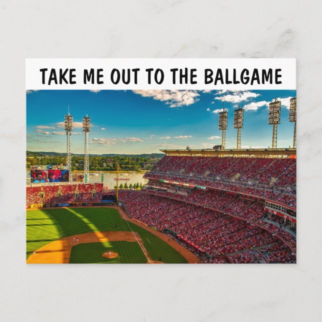 CINCINNATI BALL PARK STADIUM POSTCARDS (Front)