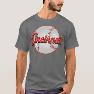 Cincinnati Baseball Vintage Baseball Team Gift T-Shirt