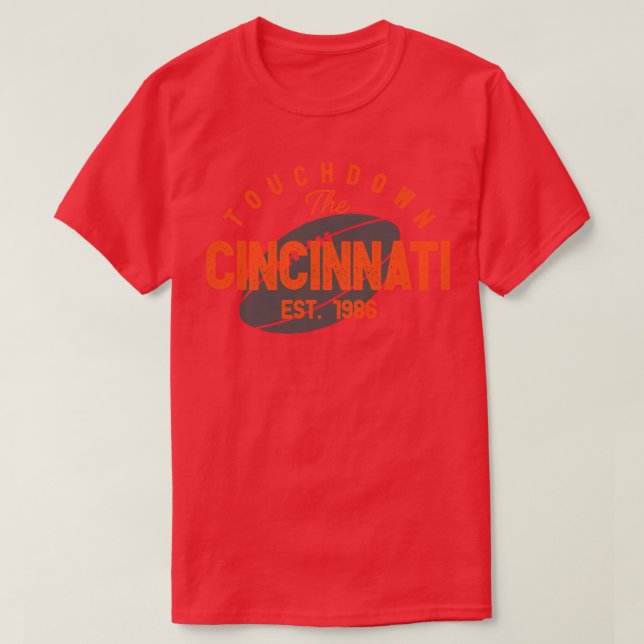 Cincinnati Bengals  TShirtCincinnati  Team 1 T-Shirt (Design Front)