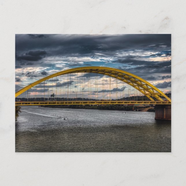 CINCINNATI BRIDGE OHIO RIVER POSTCARDS (Front)