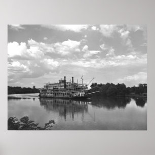 Cincinnati Excursion Steamer: 1942 Poster