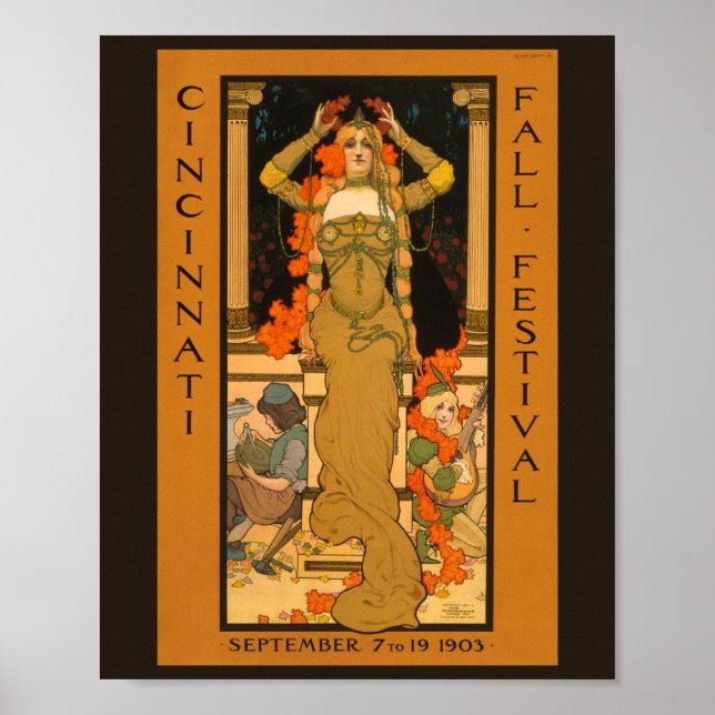 Cincinnati Fall Festival 1903 Poster (Front)