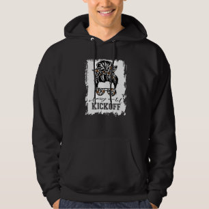Cincinnati Football Fan Ohio Classy Until Kickoff  Hoodie