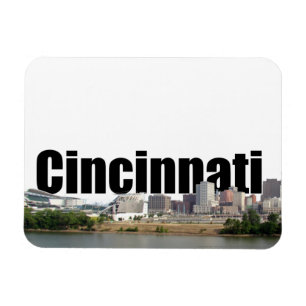 Cincinnati OH Skyline w/ Cincinnati in the Sky Magnet