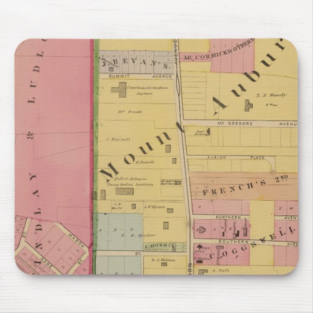 Cincinnati, Ohio 5 Mouse Pad (Front)