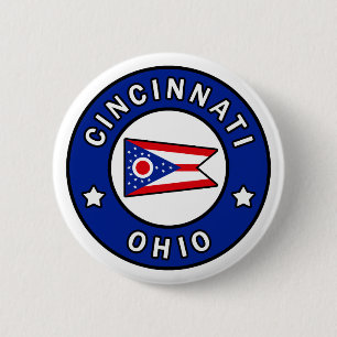 Cincinnati Ohio 6 Cm Round Badge