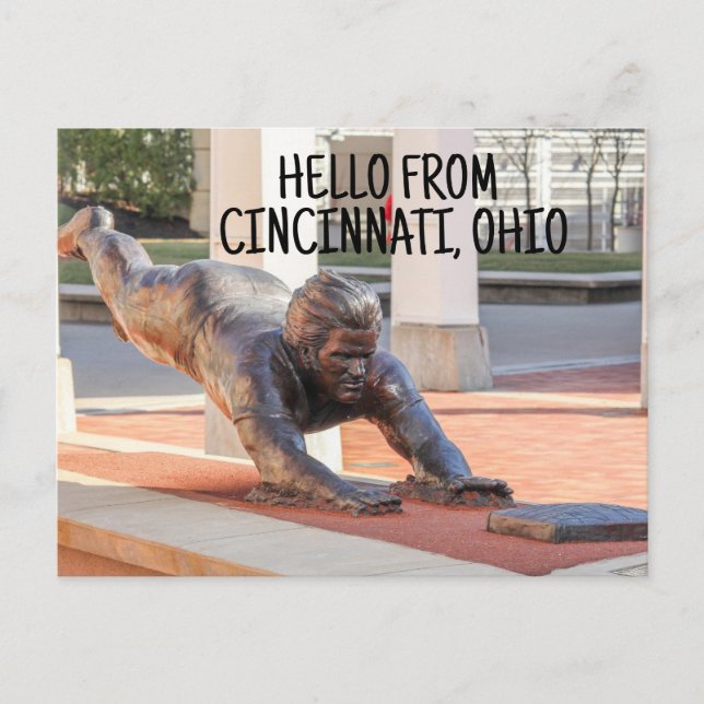CINCINNATI OHIO BASEBALL STADIUM POSTCARDS (Front)