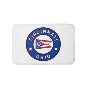 Cincinnati Ohio Bath Mat
