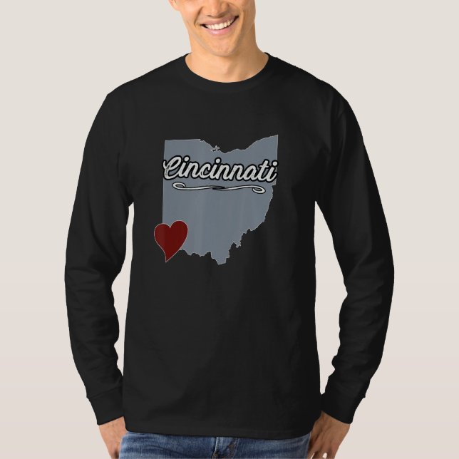 Cincinnati  Ohio Cincy OH City State USA  Cute Sou T-Shirt (Front)