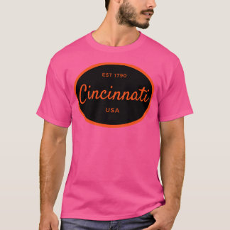 Cincinnati Ohio Established USA Shirts Stickers Gi