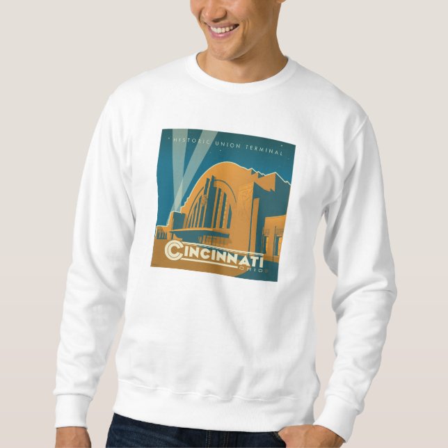 Cincinnati, Ohio | Historic Union Terminal Sweatshirt (Front)