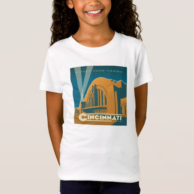 Cincinnati, Ohio | Historic Union Terminal T-Shirt (Front)