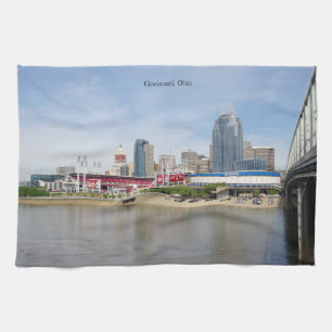 Cincinnati, Ohio kitchen towel