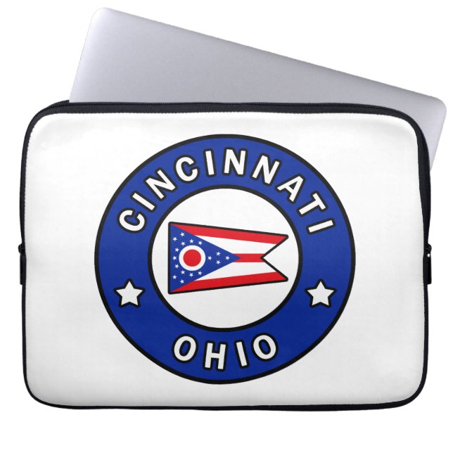 Cincinnati Ohio Laptop Sleeve (Front)