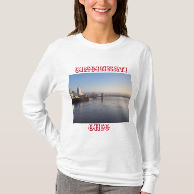 Cincinnati Ohio long slevee shirt (Front)