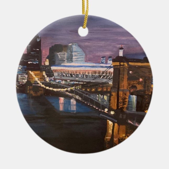 Cincinnati Ohio Ornament (Front)