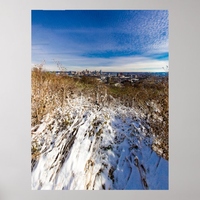 Cincinnati, Ohio Seen From Devou Park, Kentucky Poster (Front)