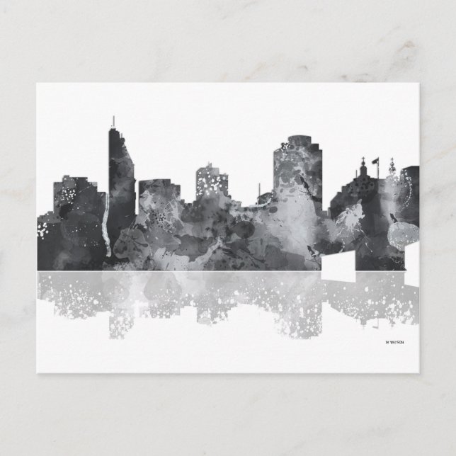 Cincinnati, Ohio Skyline Postcard (Front)