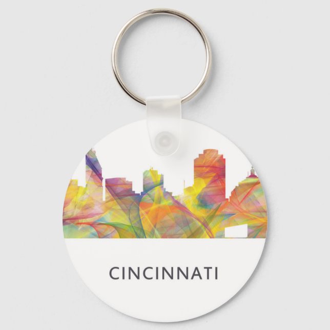 CINCINNATI OHIO SKYLINE WB1 - KEY RING (Front)