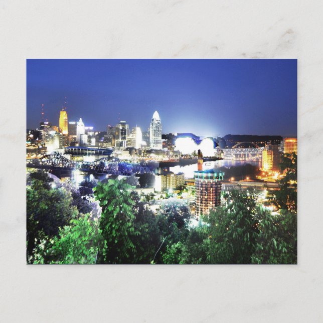 Cincinnati, Ohio, the Queen City. Postcard (Front)